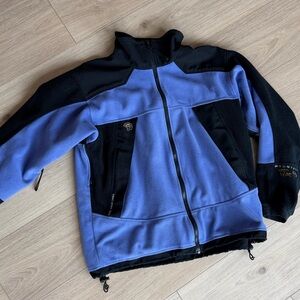 Purple/Blue and Black Zip-Up Jacket